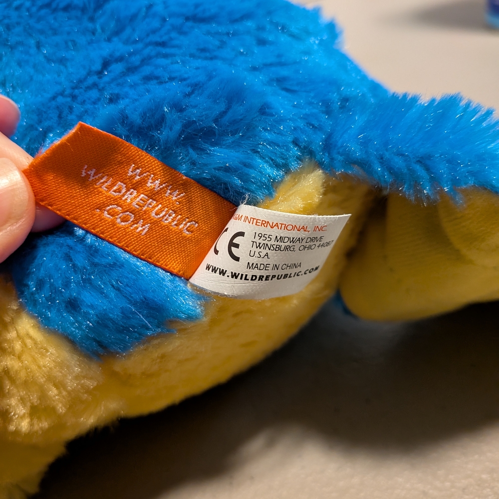 Colorful Parrot Plush Toy Macaw 12" Stuffed Animal Exotic bird wild Republic - Picture 7 of 10